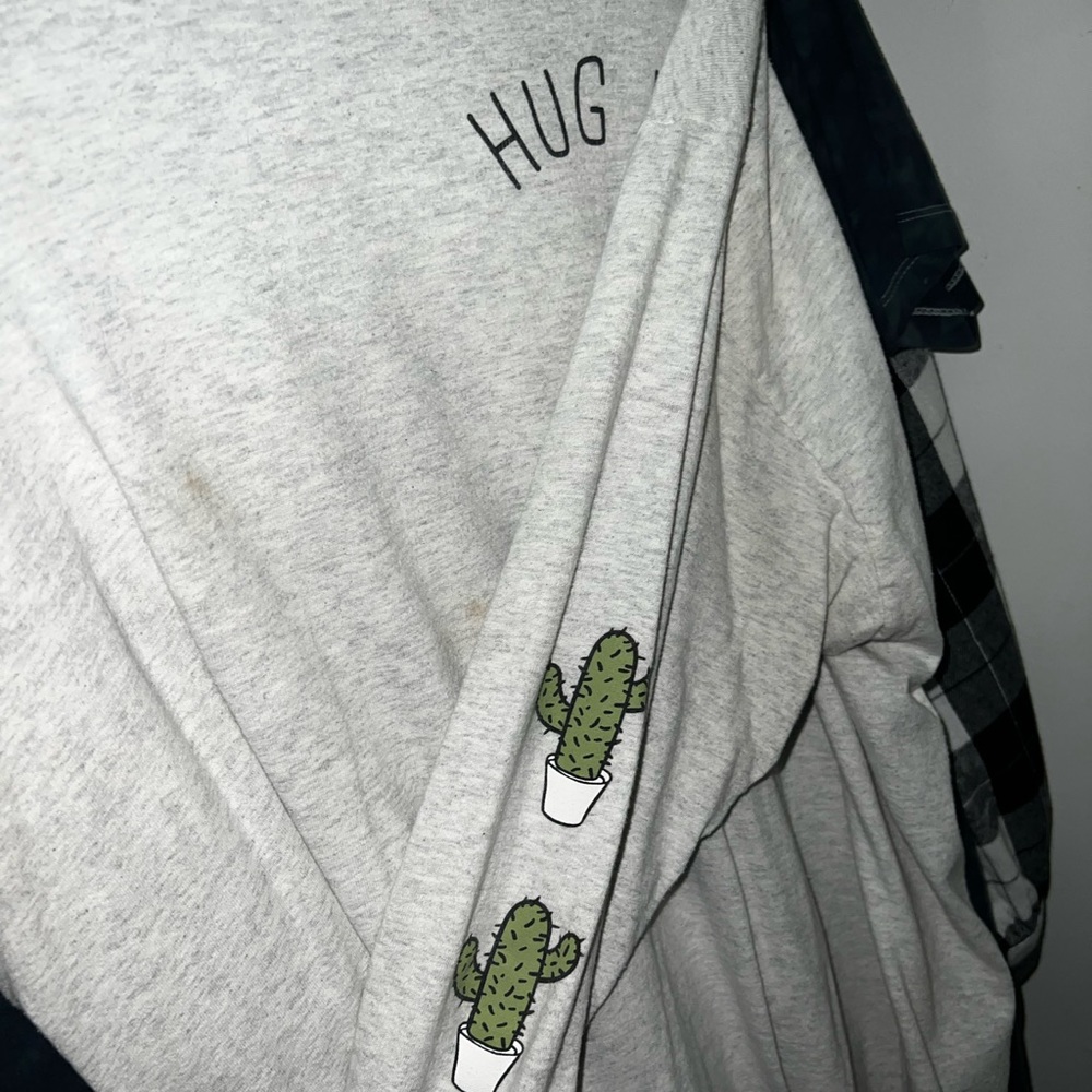 “Hug Me” Cactus Rue21 Long Sleeved Tee